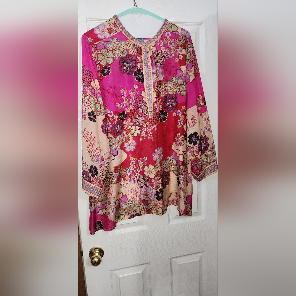 Johnny Was Tunic Kimono 2xl